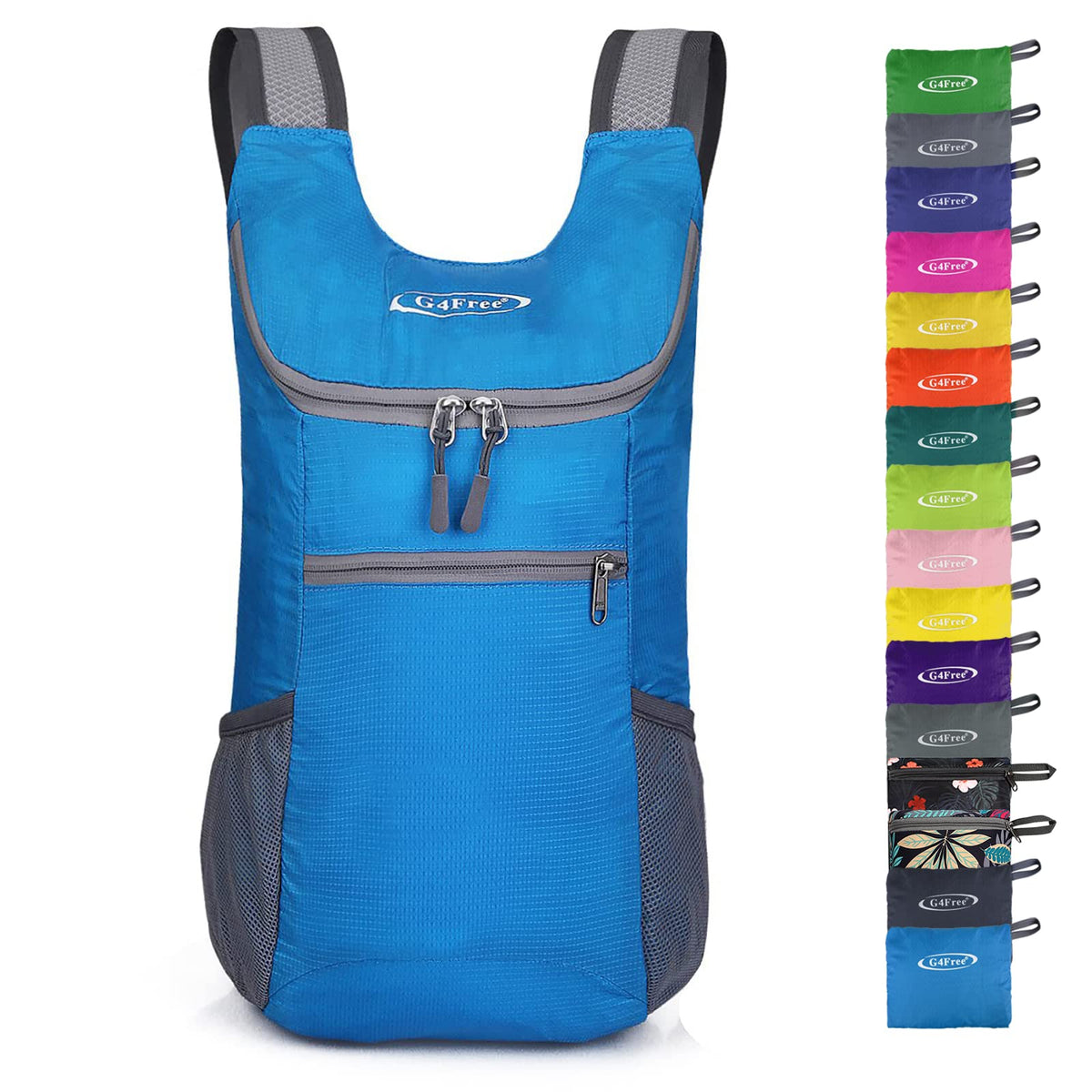 G4Free Activewear - G4Free 11L Lightweight Hiking Backpack for Men And Women -D02V543A-D02V543R-D02V543B-D02V543P-D02V543V