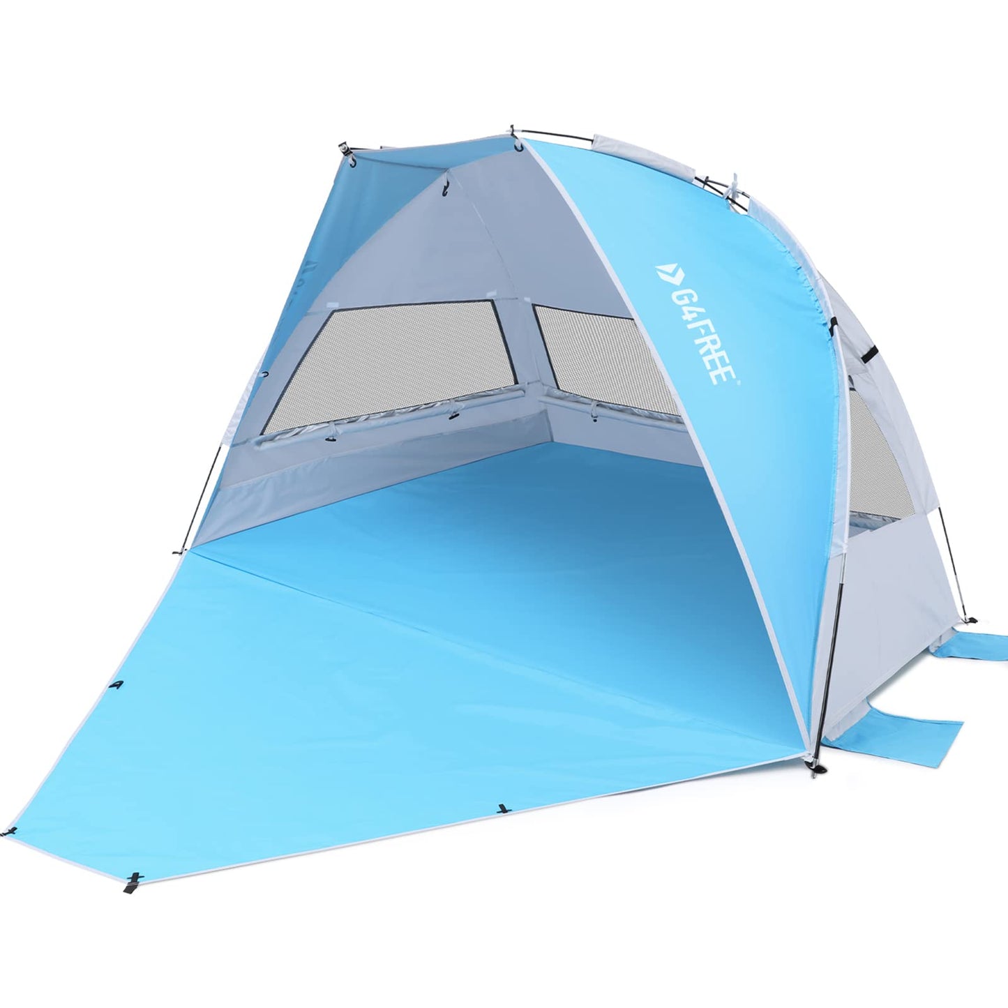 G4Free Large Pop up Beach Tent for 3-4 Person