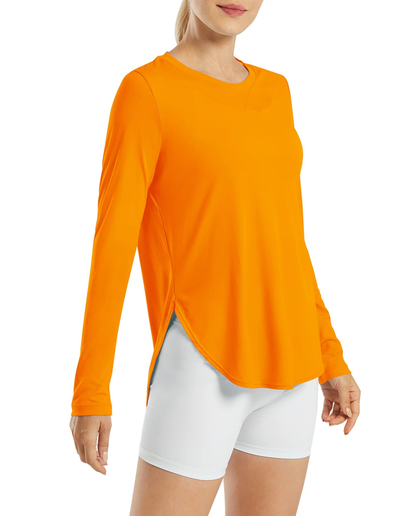 G4Free Women's UPF 50+ UV Loose Long Sleeve Workout Sun Shirt