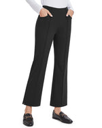 G4Free Activewear - Stretch Mid-Waist Flare Business Casual Pants -GF24A212AA-S-GF22A081AA-S-GF24A213AA-S-GF24A212AB-M-GF22A081AB-M