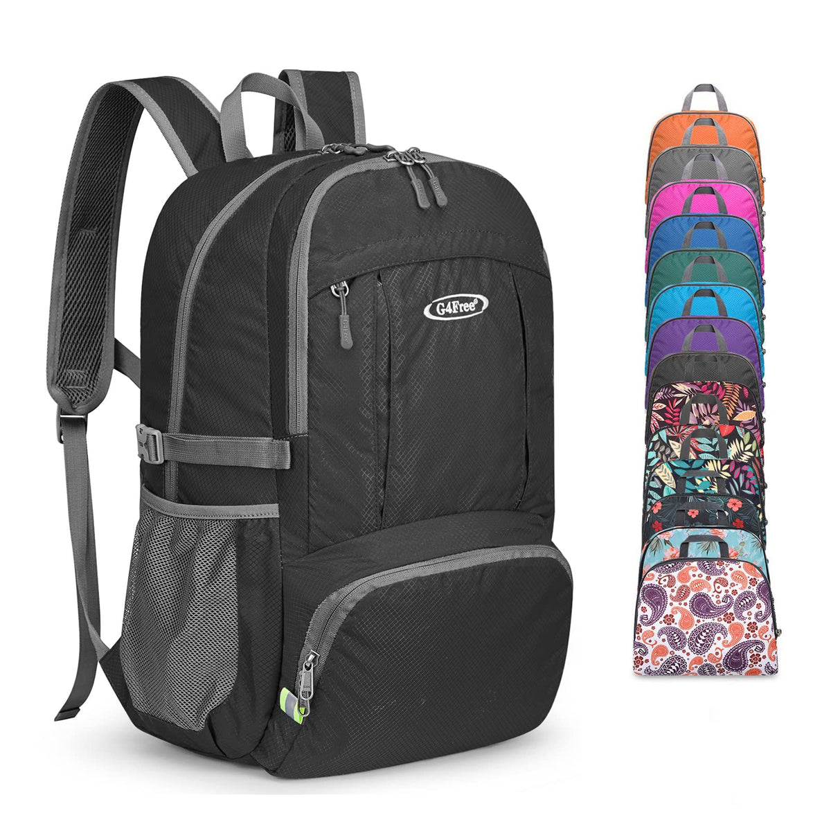 G4Free Activewear - G4Free 40L Lightweight Packable Hiking Backpack -D02V707A-D02V707J-D02V707E-D02V707F-D02V707C