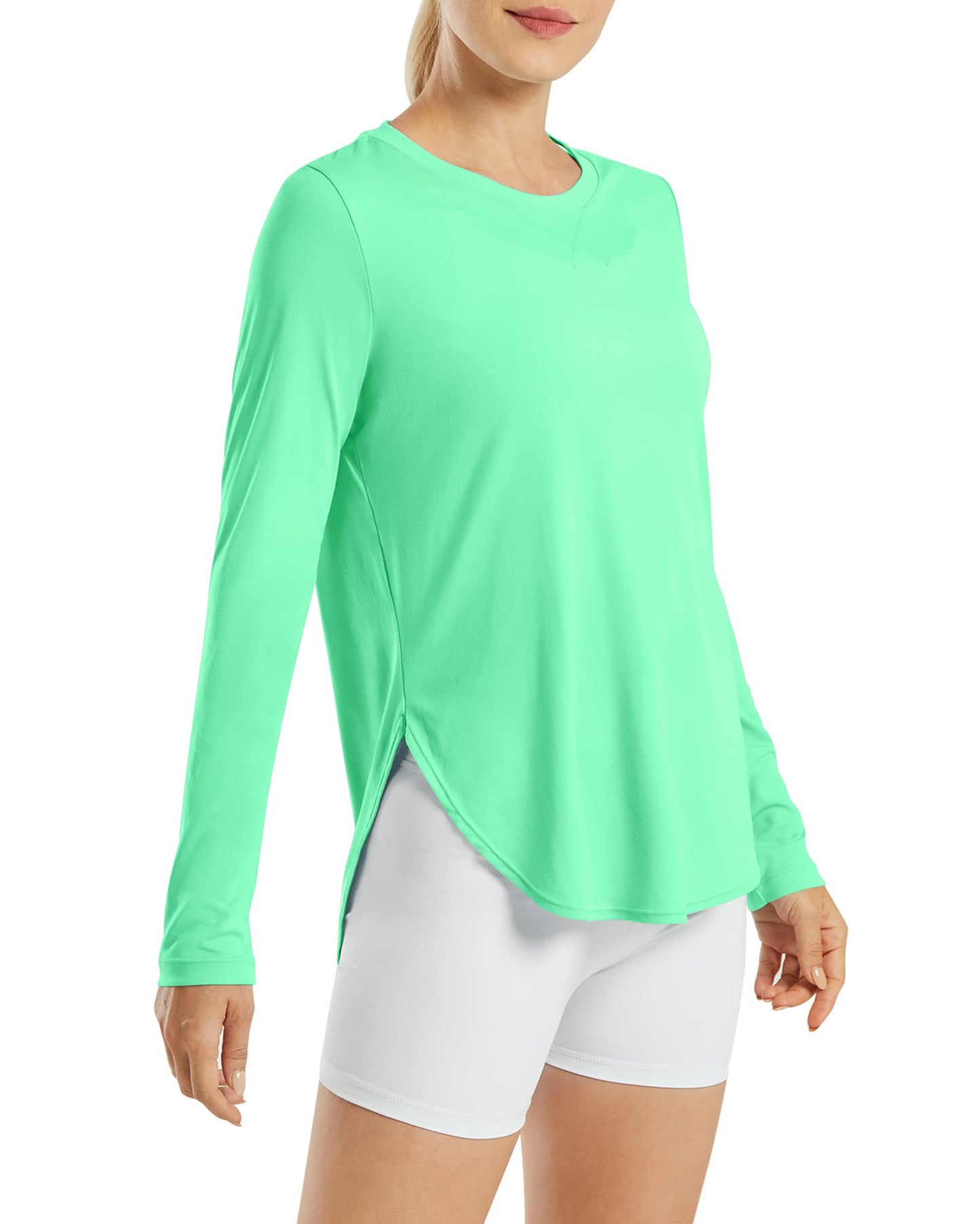 G4Free Women's UPF 50+ UV Loose Long Sleeve Workout Sun Shirt