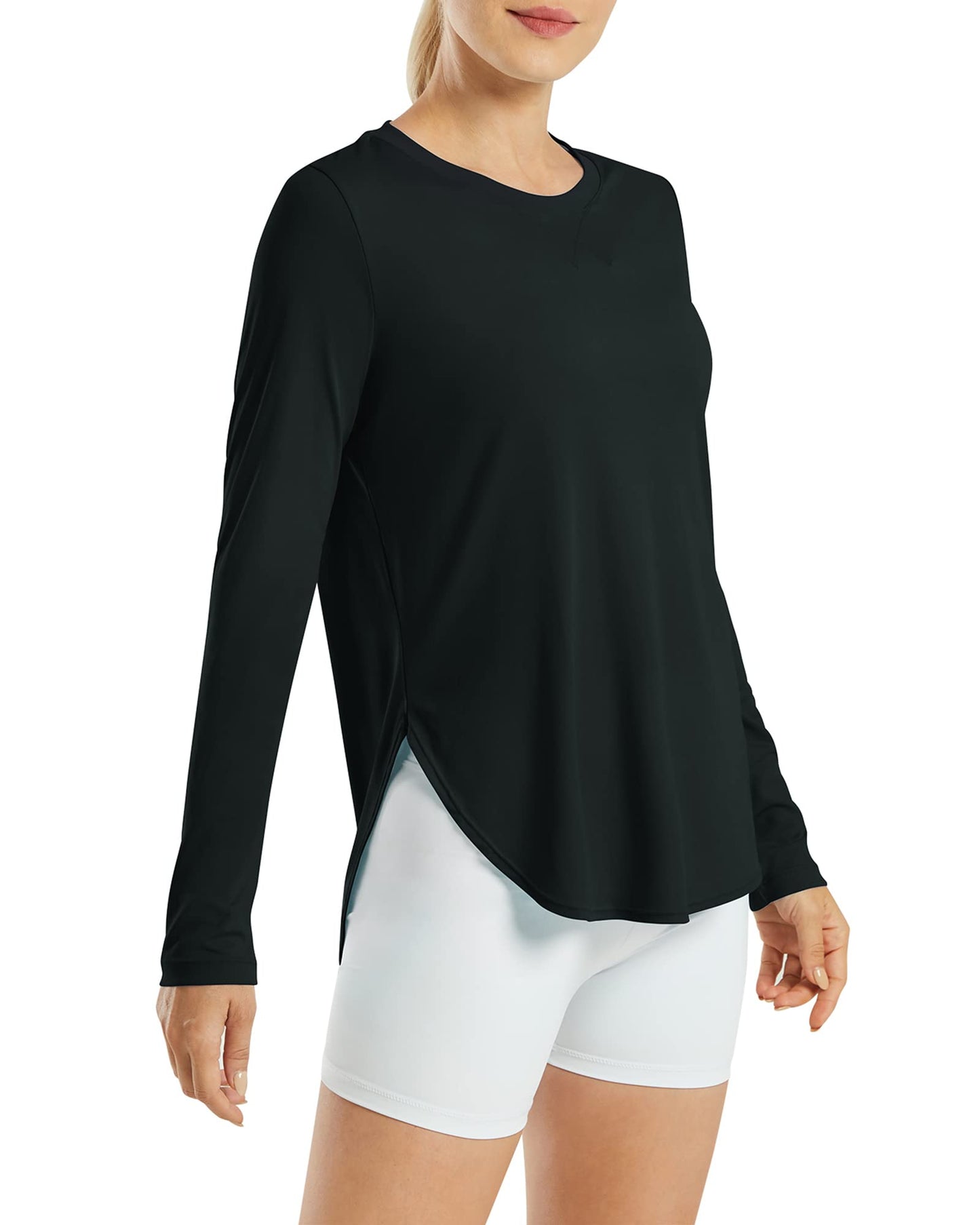 G4Free Women's UPF 50+ UV Loose Long Sleeve Workout Sun Shirt