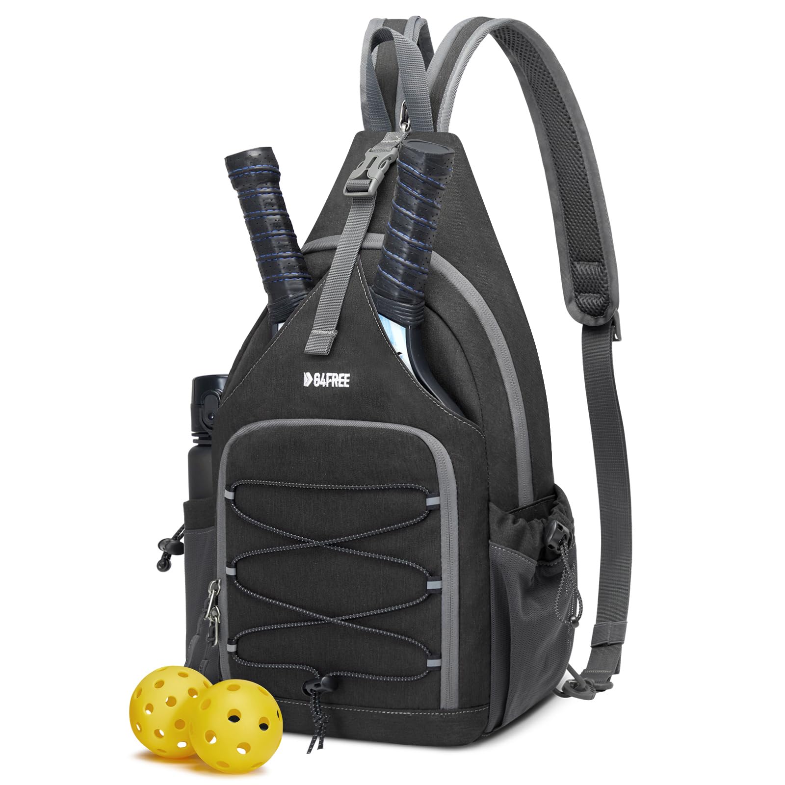 G4Free G4Free Pickleball Bag with Adjustable Strap # Black