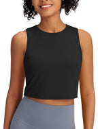 G4Free Activewear - Racerback Crop Sleeveless Tank Tops -GF24B223AA-S-GF24B223AB-M-GF24B223AC-L-GF24B223AD-XL-GF24B223AF-XS