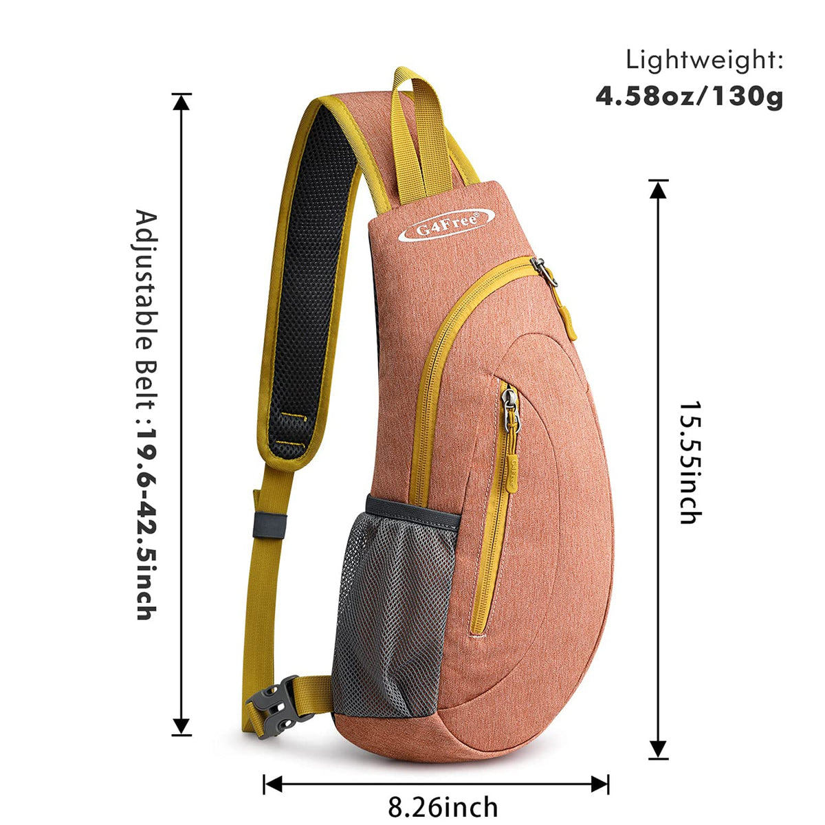 G4Free G4Free Sling Bags Men Shoulder Backpack Small Cross Body Chest Sling Backpack
