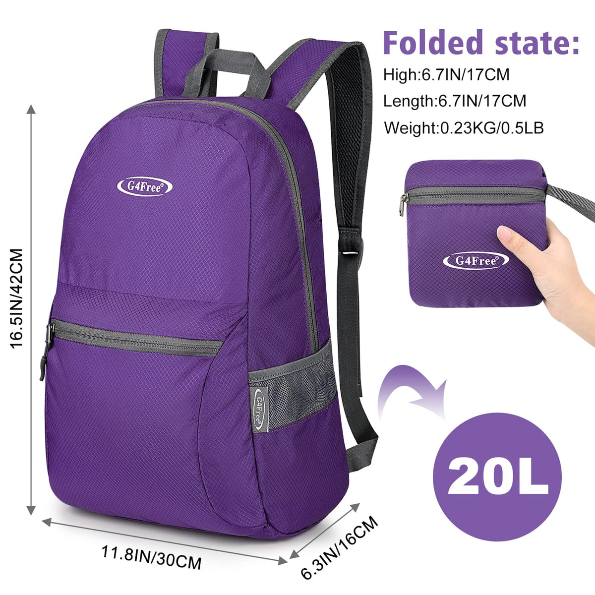 G4Free G4Free Daypack Backpacks