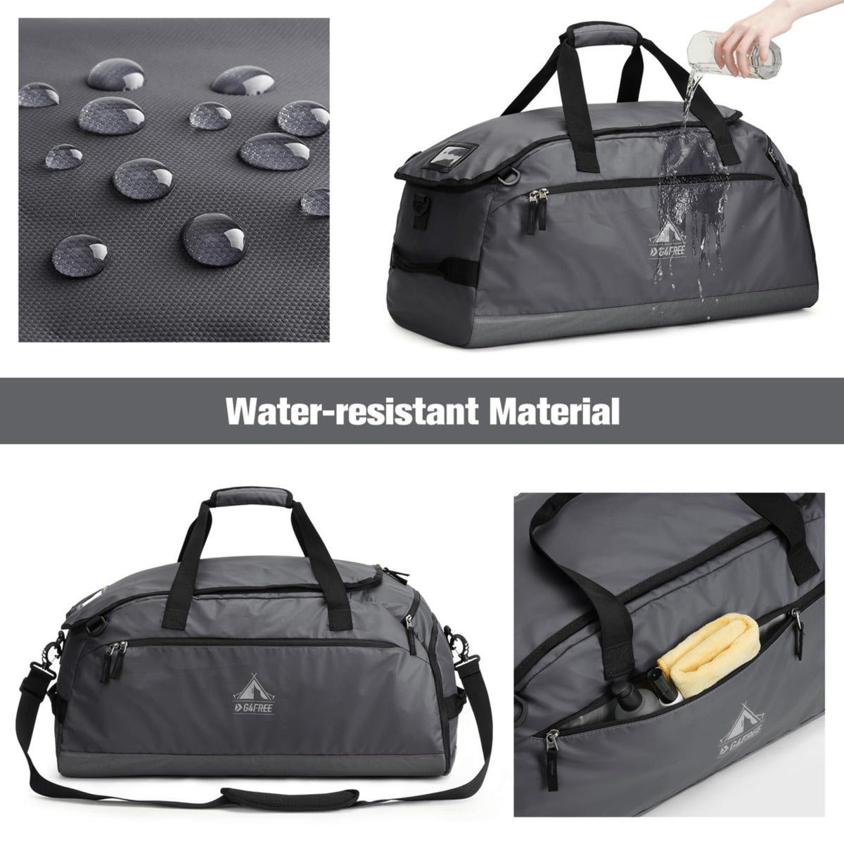 G4Free Activewear - G4Free 60L Gym Bag -TN23B197A-TN23B197C-TN23B197B
