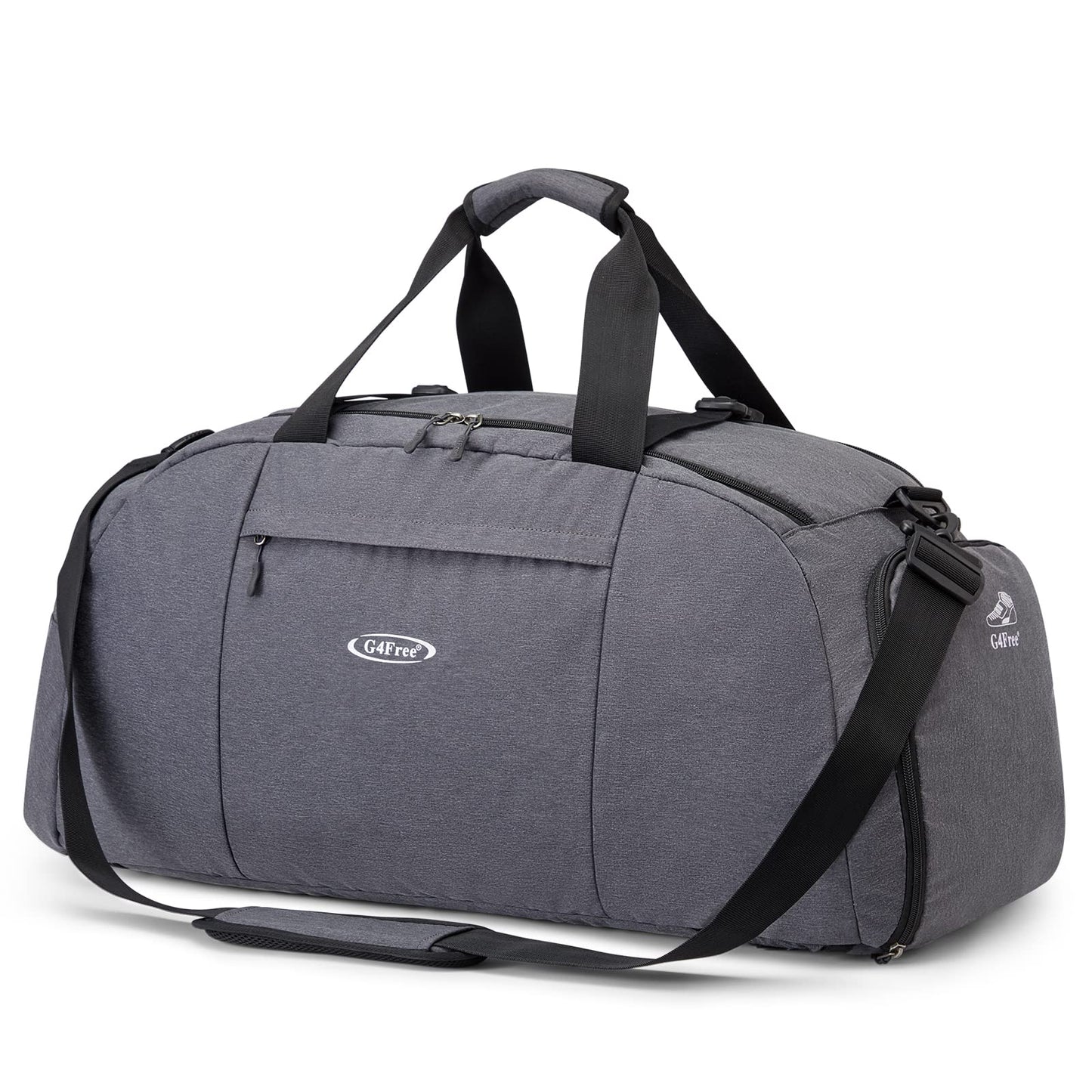 G4Free 70L Large 3-Way Duffle Backpack Gym Bag with Shoe Compartment