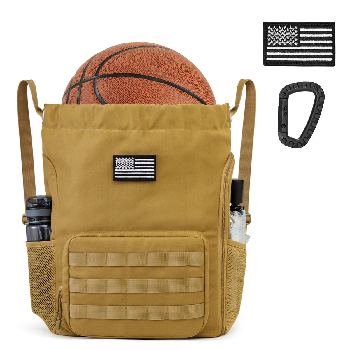 G4Free Activewear - G4Free Drawstring Backpack Sports Gym Bag with Shoes Compartment -TN23B194C-TN23B194B