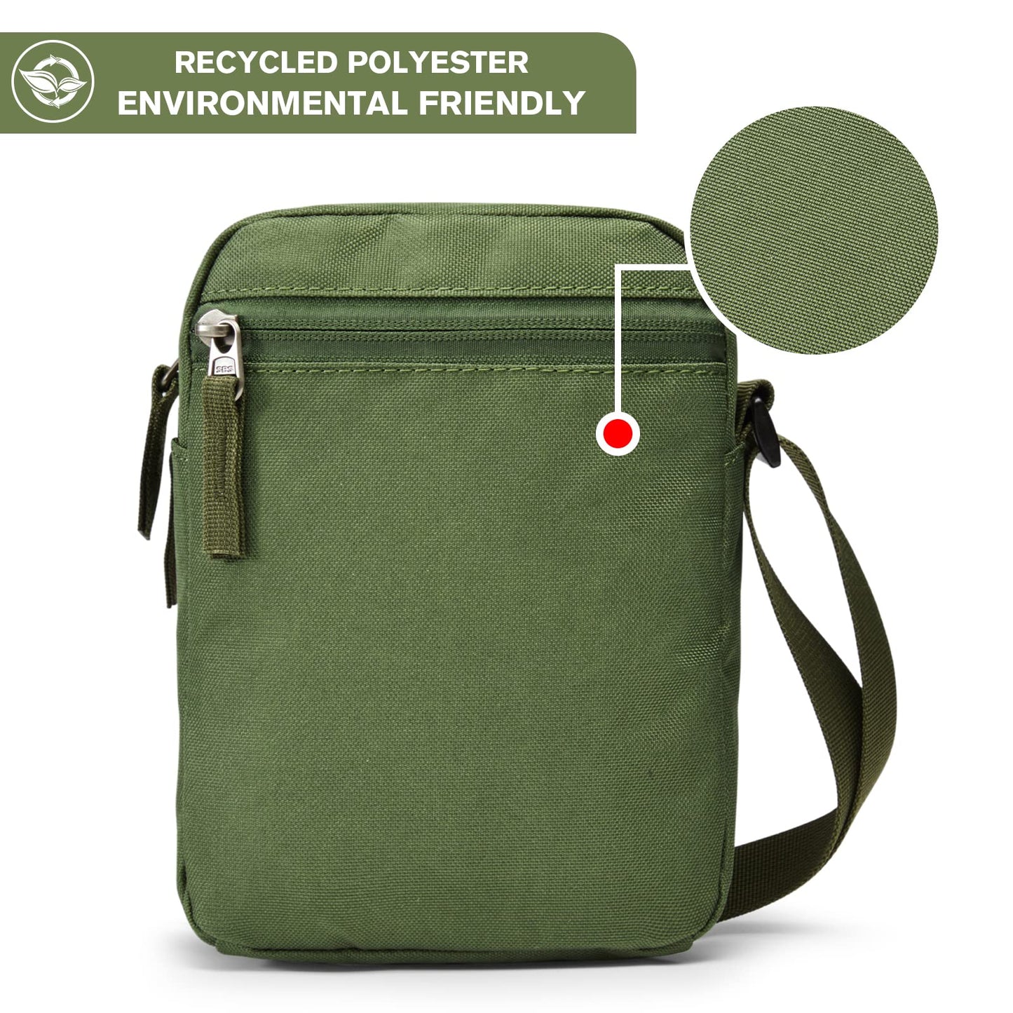 G4Free Small Crossbody Bag RFID Side Shoulder Cell Phone Bag