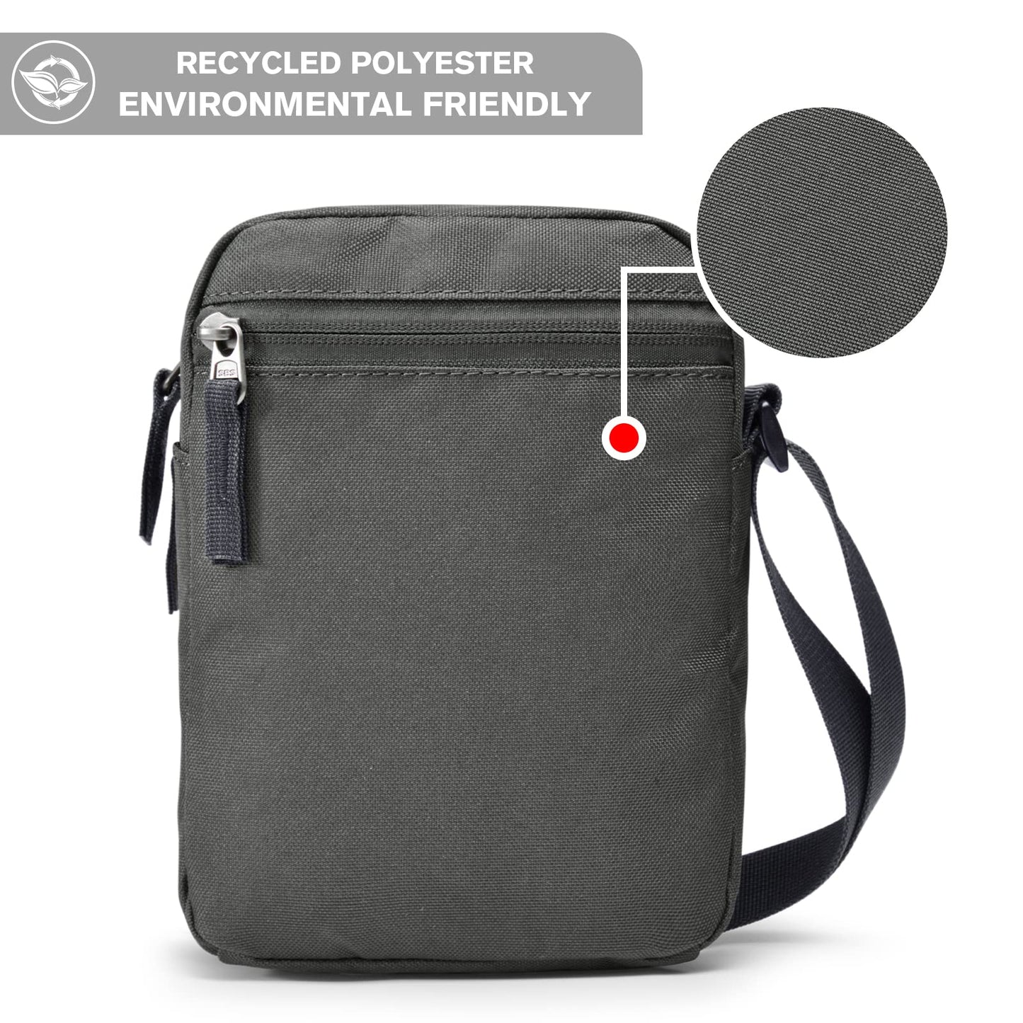 G4Free Small Crossbody Bag RFID Side Shoulder Cell Phone Bag