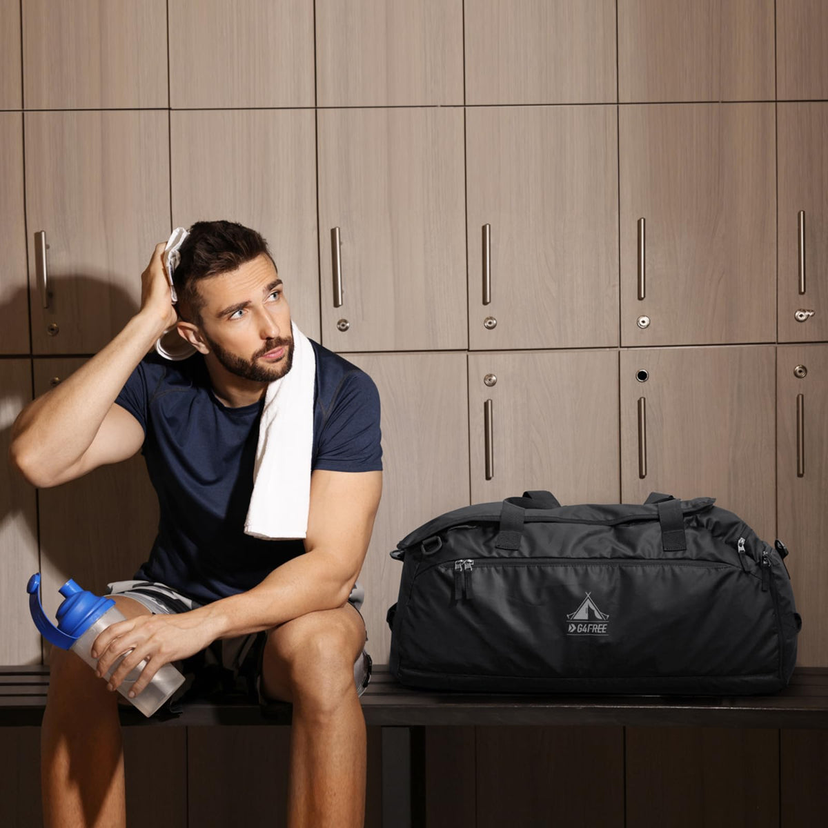 G4Free Activewear - G4Free 60L Gym Bag -TN23B197A-TN23B197C-TN23B197B