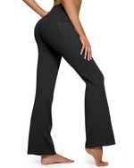 G4Free Activewear - Fleece Lined High-Waist Casual Flare Pants -GF23A204AA-S-GF23A166AA-S-GF23A205AA-S-GF23A204AB-M-GF23A166AB-M