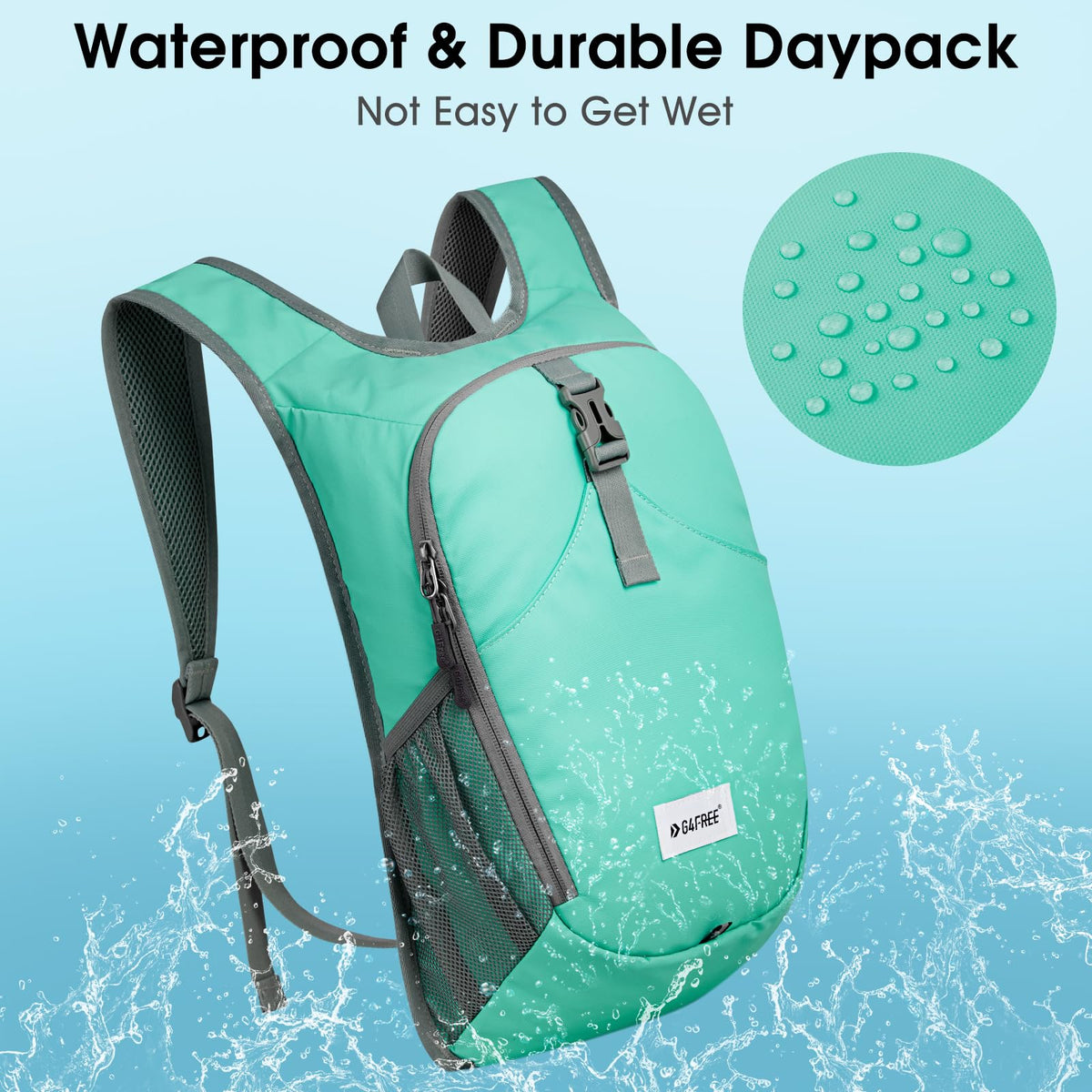 G4Free Activewear - G4Free 10L Lightweight Small Hiking Backpack -TN23B228A-TN23B228C-TN23B228B