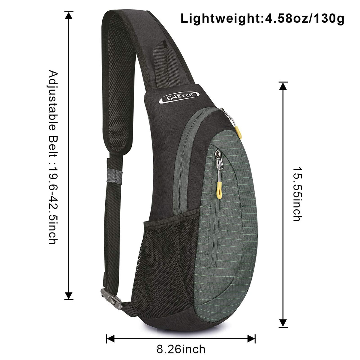 G4Free G4Free Sling Bags Men Shoulder Backpack Small Cross Body Chest Sling Backpack