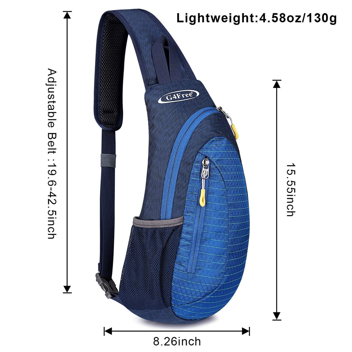 G4Free G4Free Sling Bags Men Shoulder Backpack Small Cross Body Chest Sling Backpack