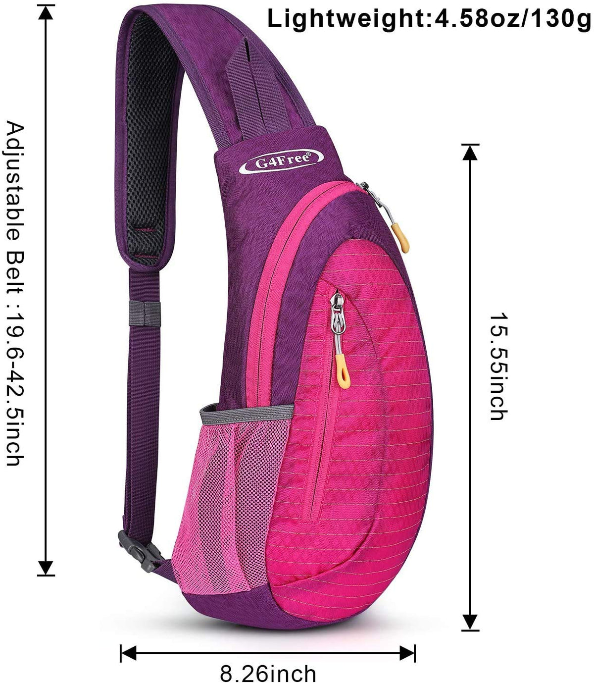 G4Free G4Free Sling Bags Men Shoulder Backpack Small Cross Body Chest Sling Backpack