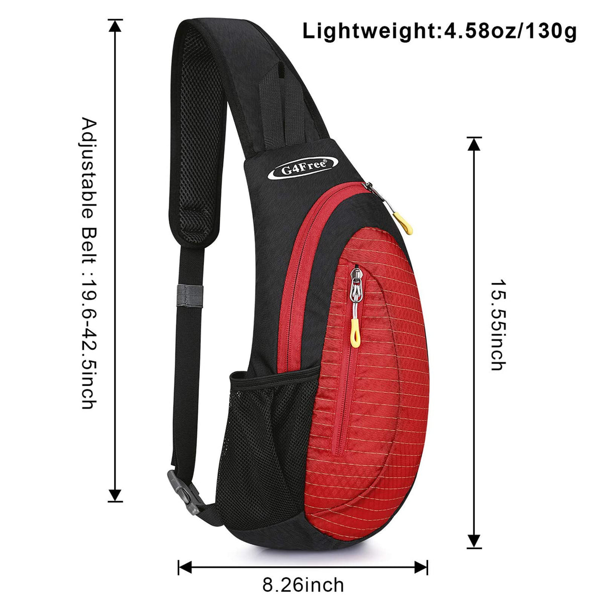 G4Free G4Free Sling Bags Men Shoulder Backpack Small Cross Body Chest Sling Backpack
