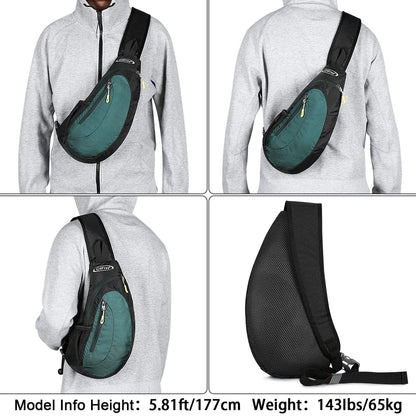 G4Free Sling Bags Men Shoulder Backpack Small Cross Body Chest Sling Backpack