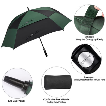 G4Free Square Windproof Auto Open Stick Umbrella