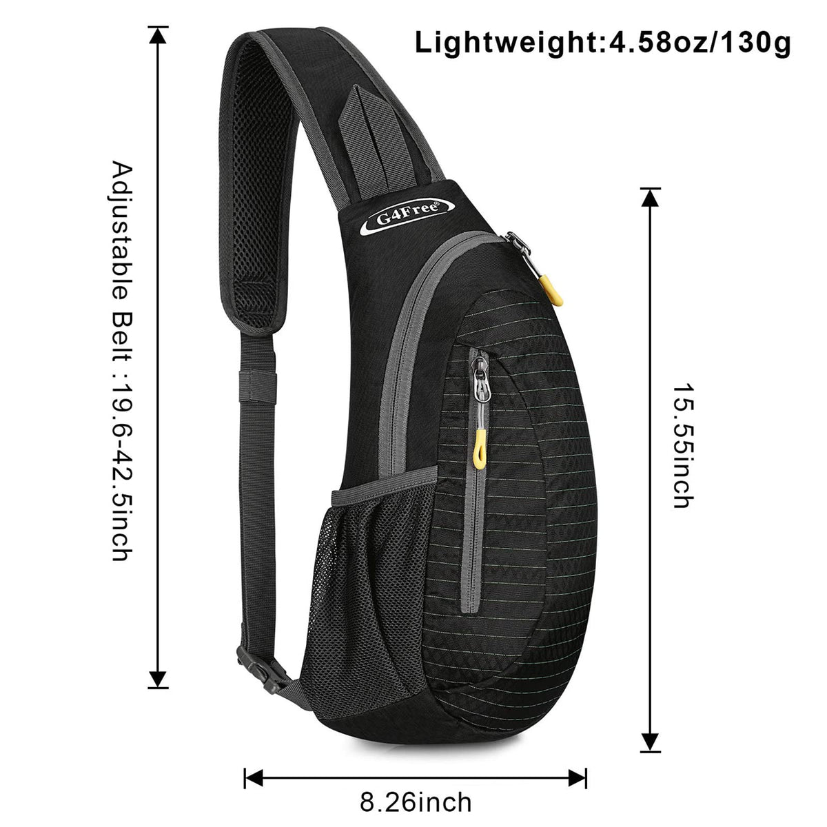 G4Free G4Free Sling Bags Men Shoulder Backpack Small Cross Body Chest Sling Backpack