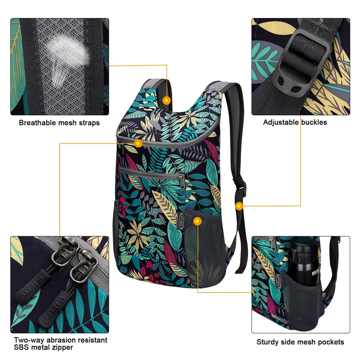 G4Free G4Free 11L Lightweight Hiking Backpack for Men And Women
