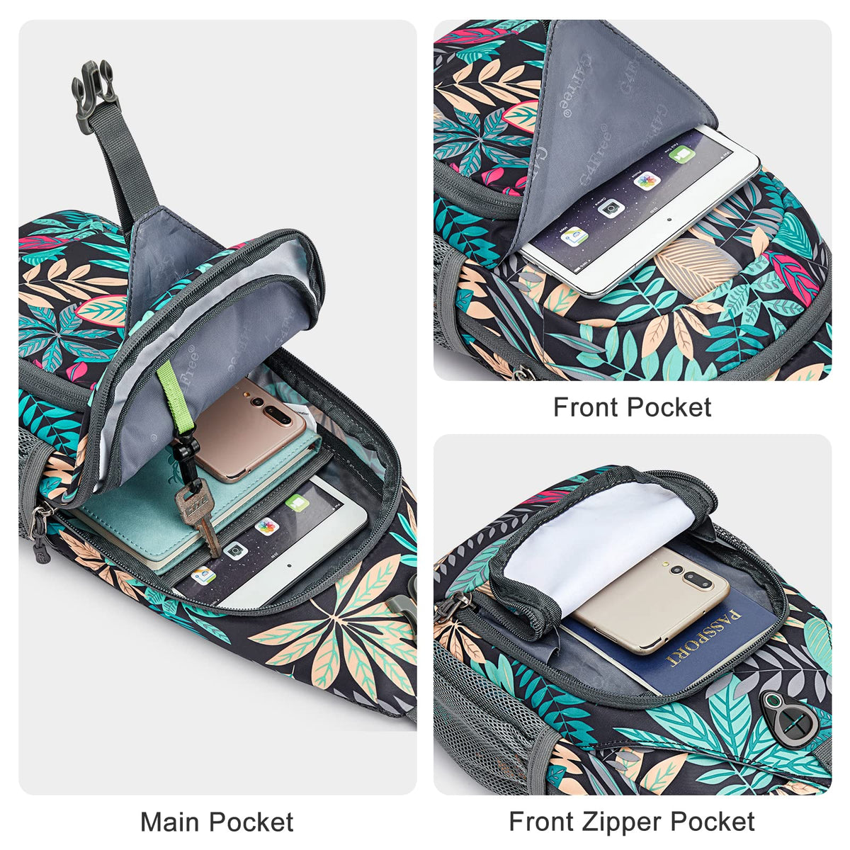 G4Free G4Free Sling Bags Men Shoulder Backpack Small Cross Body Chest Sling Backpack
