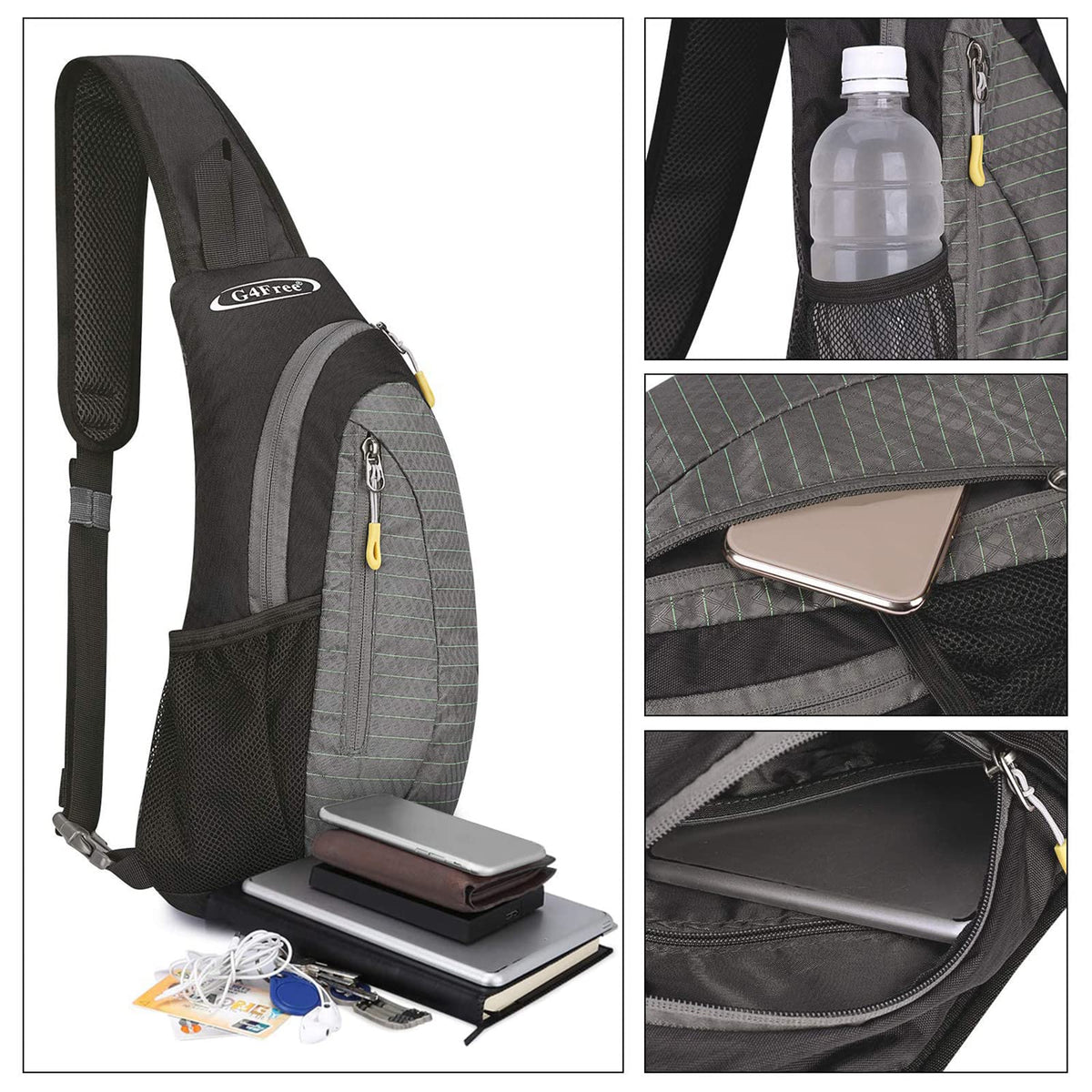 G4Free G4Free Sling Bags Men Shoulder Backpack Small Cross Body Chest Sling Backpack