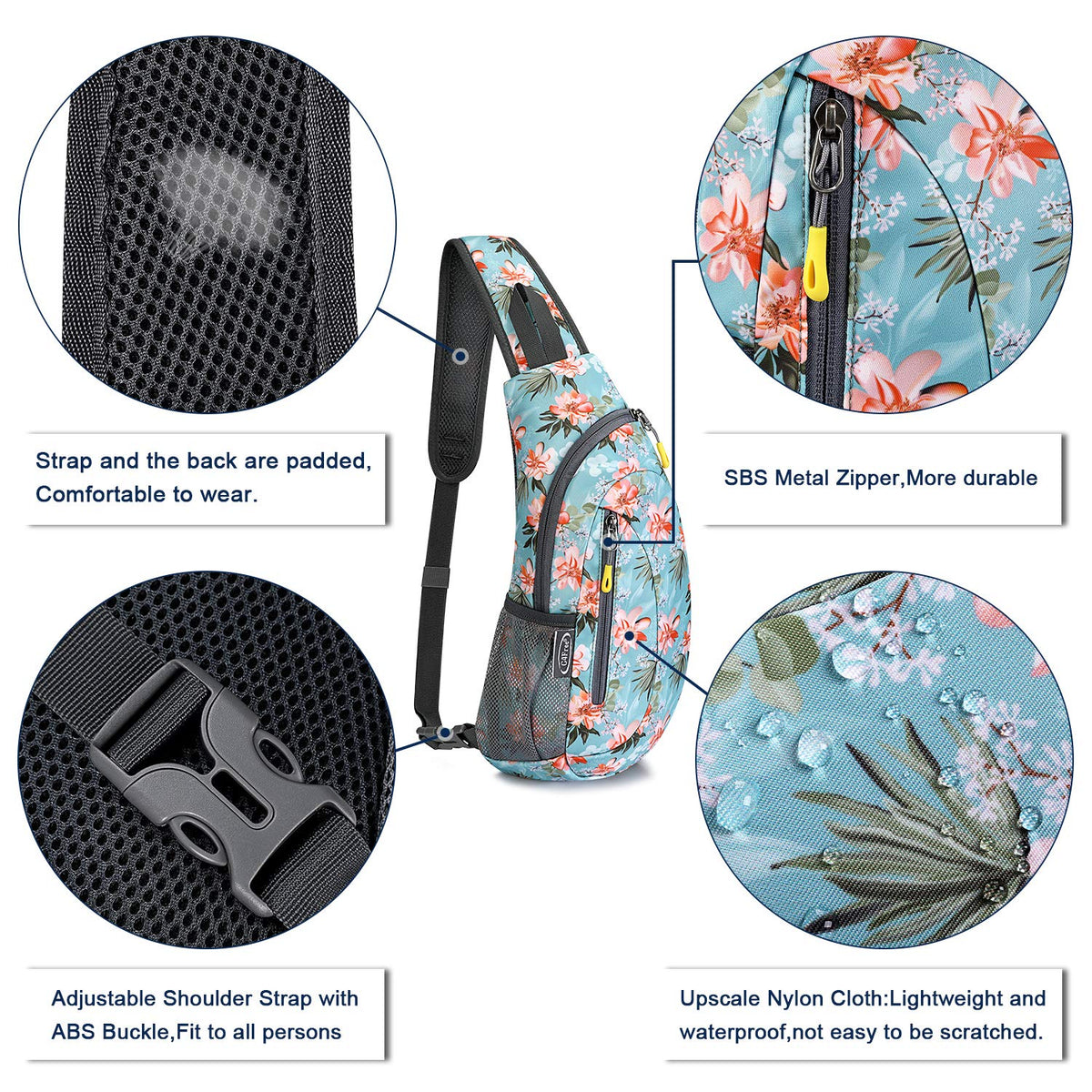 G4Free G4Free Sling Bags Men Shoulder Backpack Small Cross Body Chest Sling Backpack