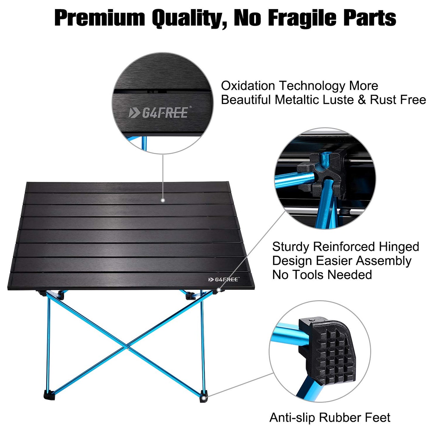 G4Free Camping Table Folding Portable