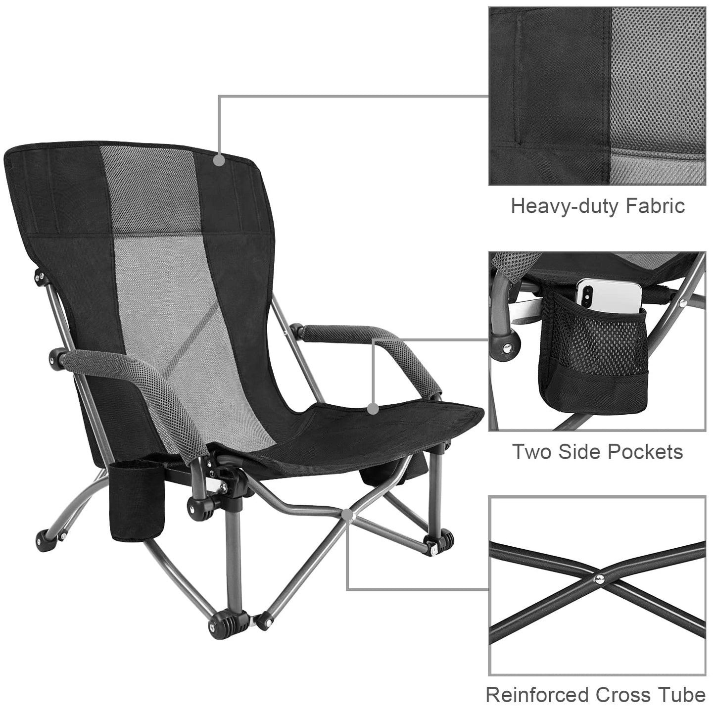 G4Free Low Sling Folding For Beach And Camping