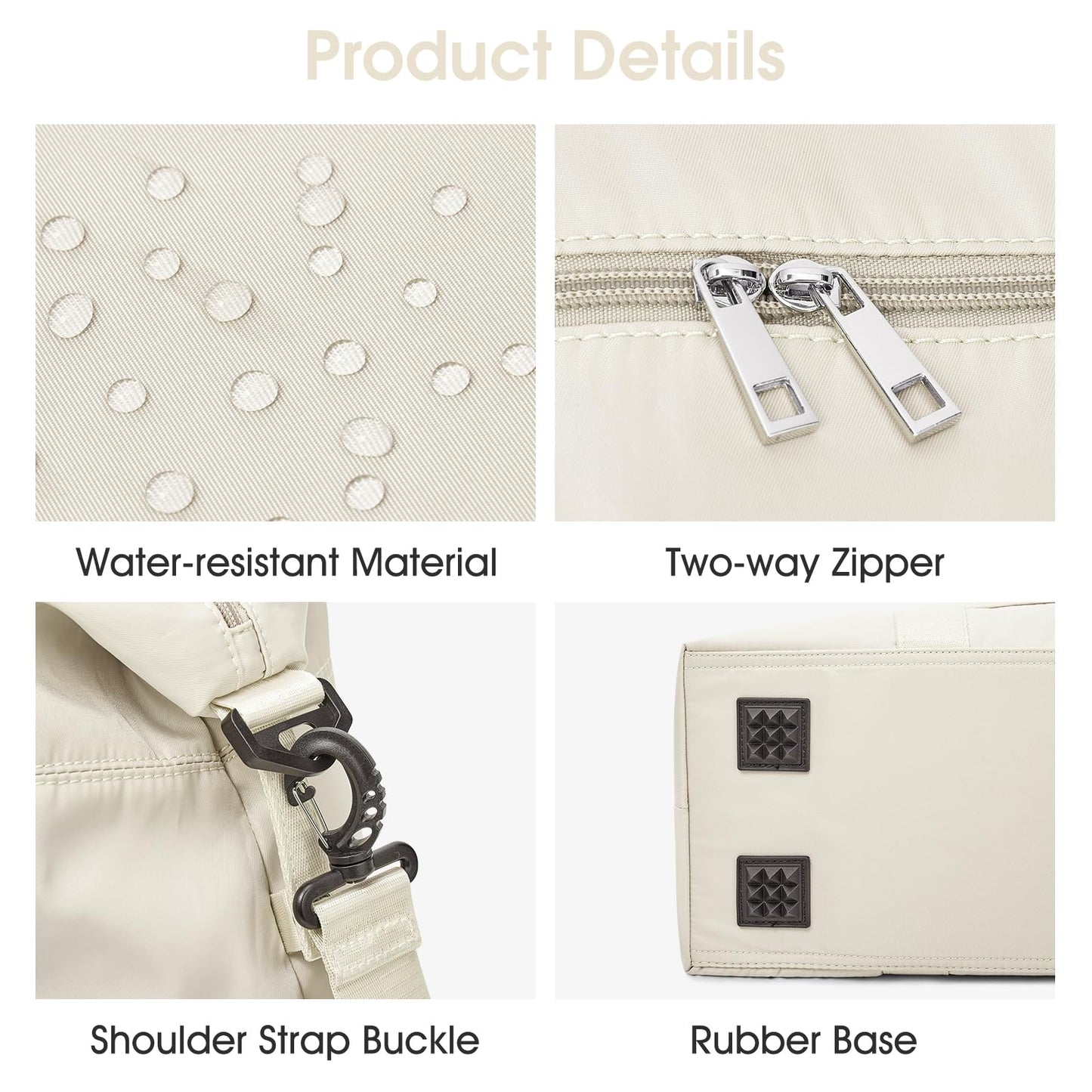 G4Free Waterproof Travel Tote Bag for Women