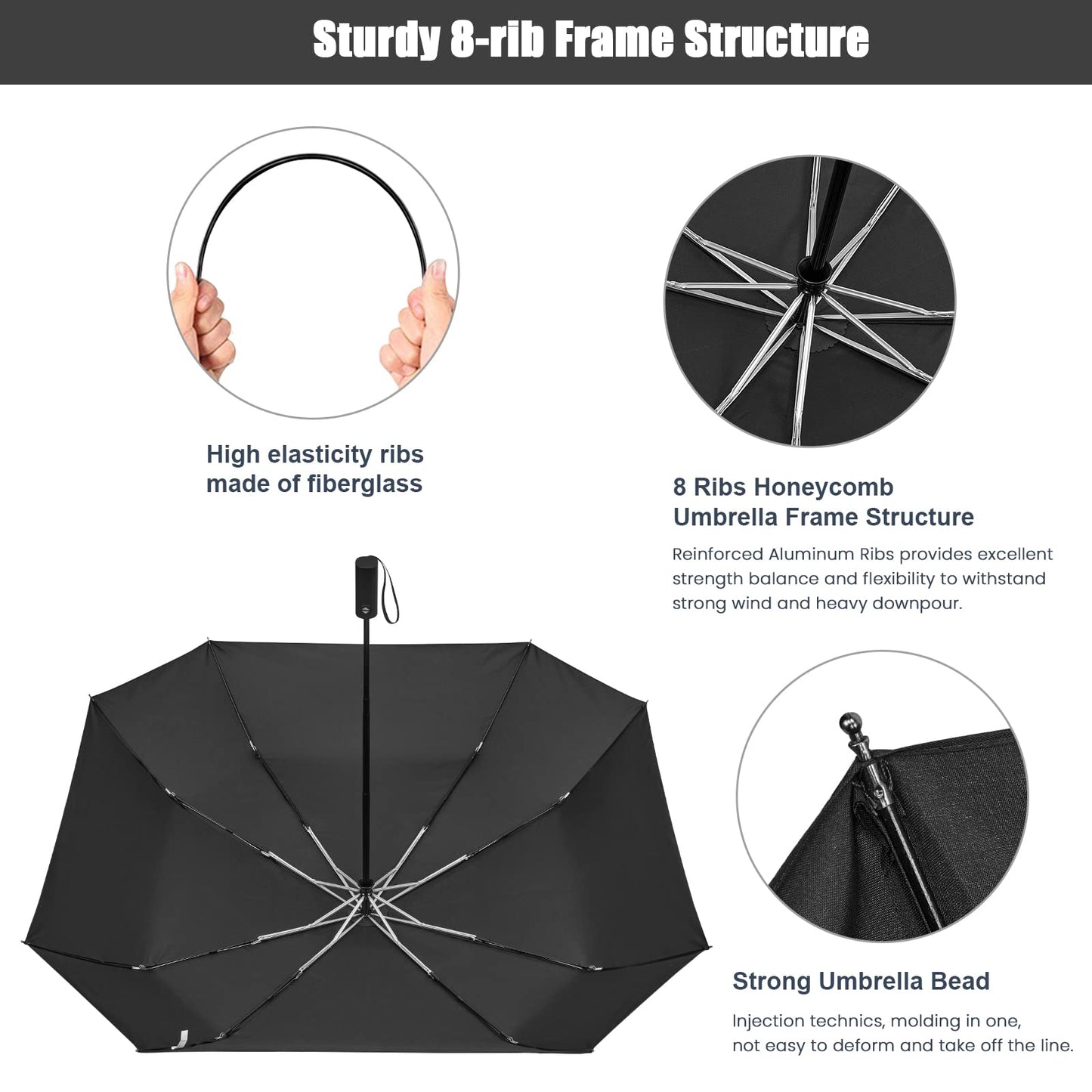 G4Free 54 Inch Large Golf Umbrella