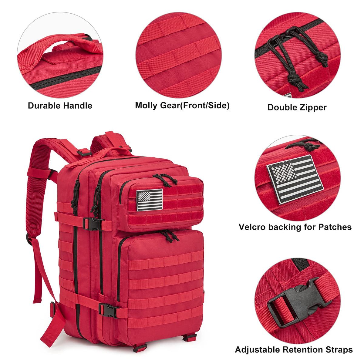 G4Free Activewear - G4Free 45L Military Tactical Backpack -D02V667A-D02V667E-D02V667B-D02V667D