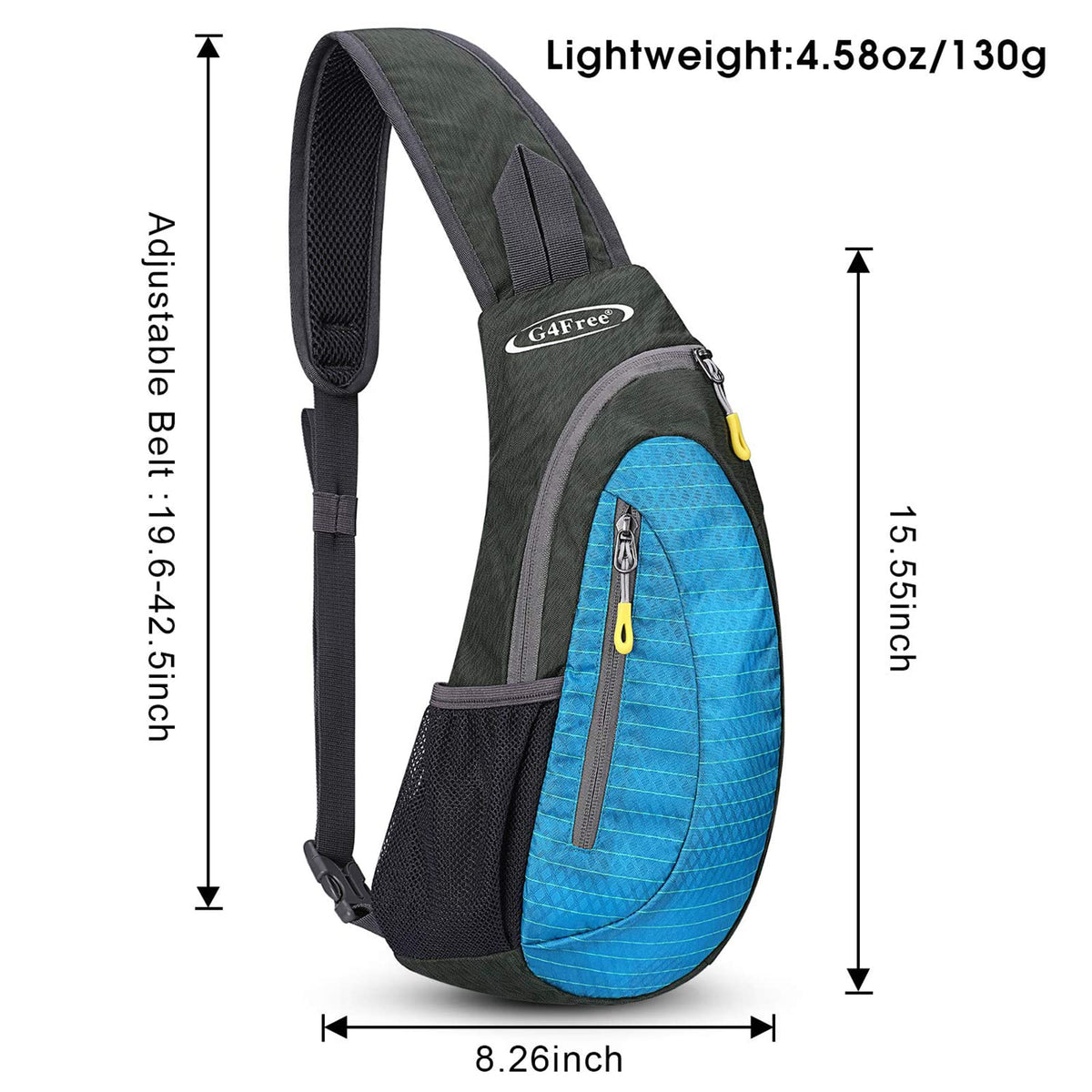 G4Free G4Free Sling Bags Men Shoulder Backpack Small Cross Body Chest Sling Backpack