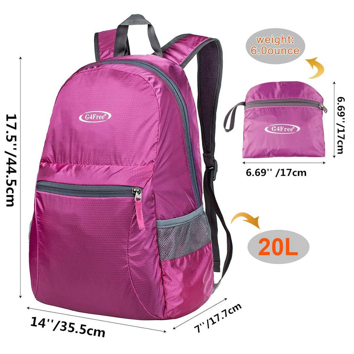 G4Free G4Free Daypack Backpacks