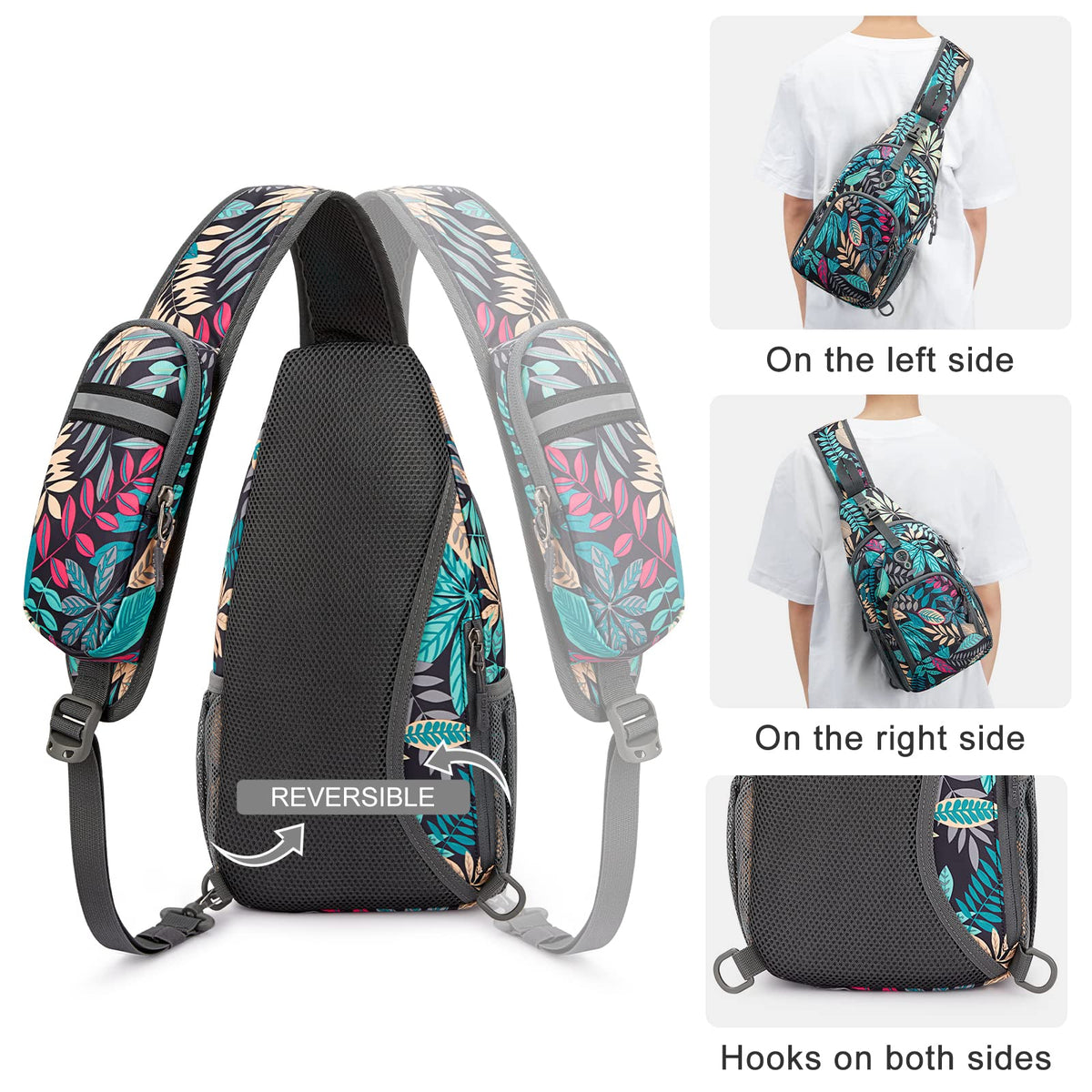 G4Free G4Free Sling Bags Men Shoulder Backpack Small Cross Body Chest Sling Backpack