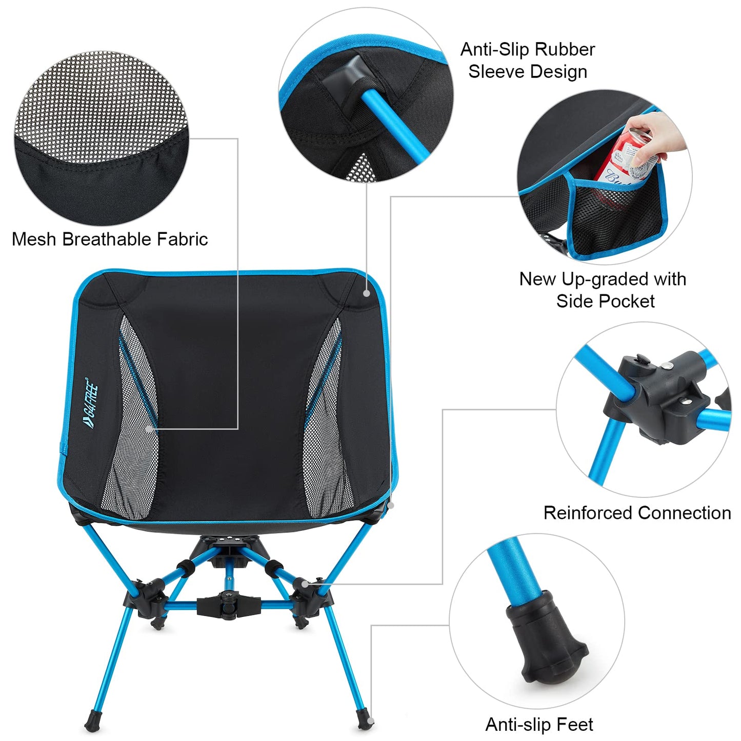 G4Free Ultralight Compact Backpacking Folding Chairs