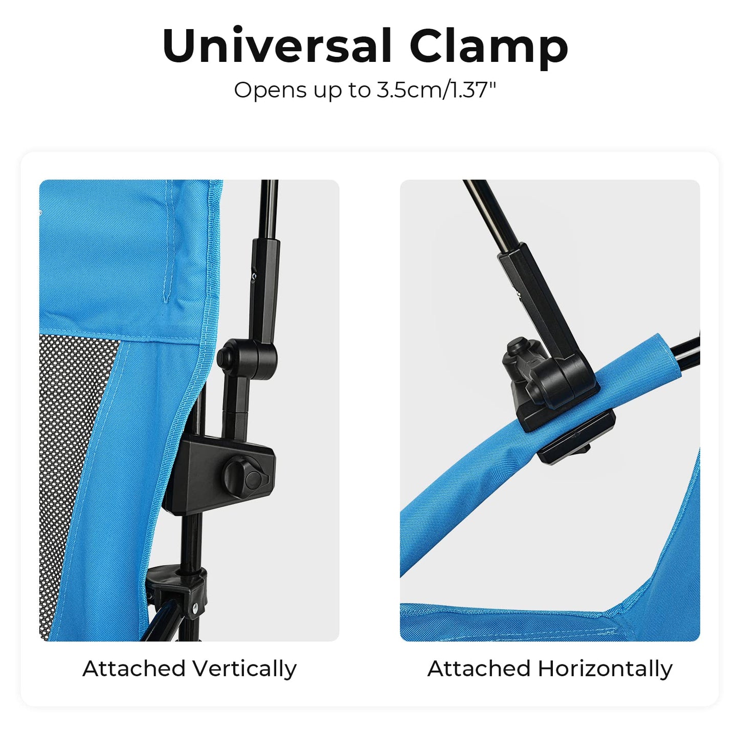 G4Free Beach Chair with UPF 50+ Adjustable Beach Umbrella