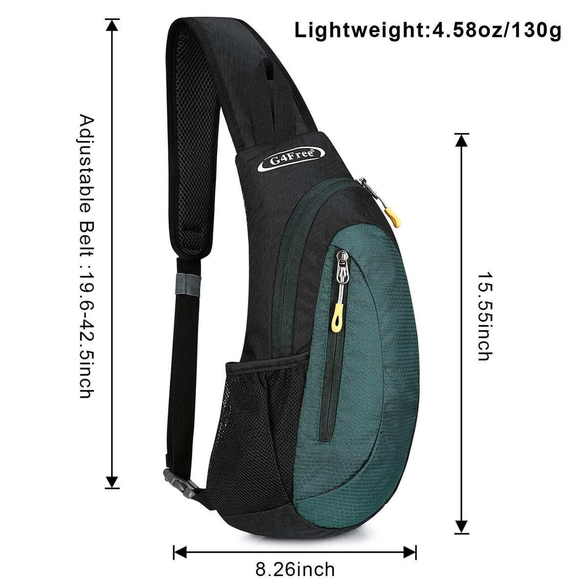 G4Free G4Free Sling Bags Men Shoulder Backpack Small Cross Body Chest Sling Backpack
