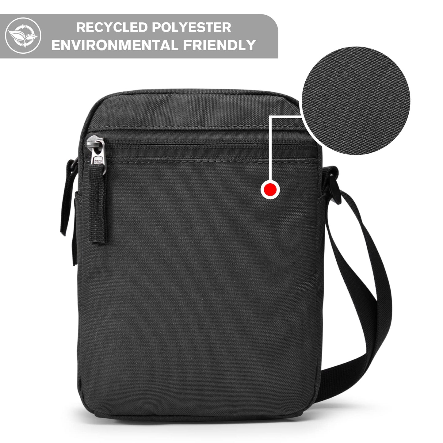 G4Free Small Crossbody Bag RFID Side Shoulder Cell Phone Bag