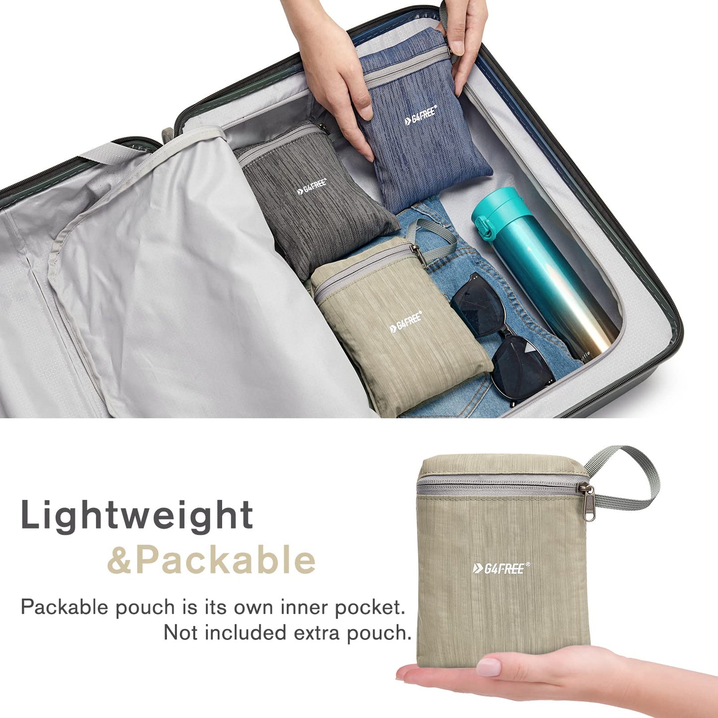 G4Free 10L/15L Lightweight Hiking Backpack
