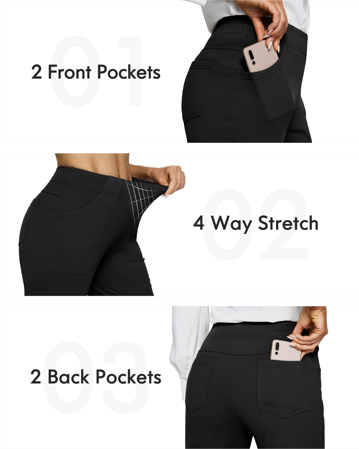 G4Free Activewear - Fleece Lined High-Waist Flare Work Pants -GF23A192AA-S-GF23A167AA-S-GF23A193AA-S-GF23A192AB-M-GF23A167AB-M