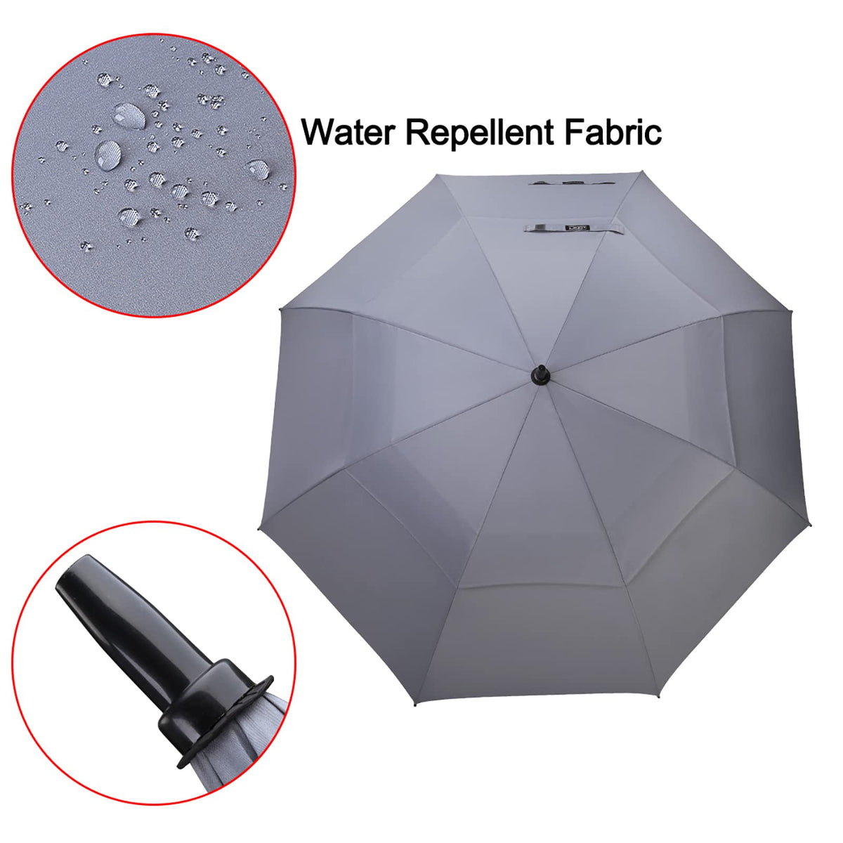 G4Free G4Free Automatic Open Golf Umbrella Double Canopy Vented Stick Umbrellas