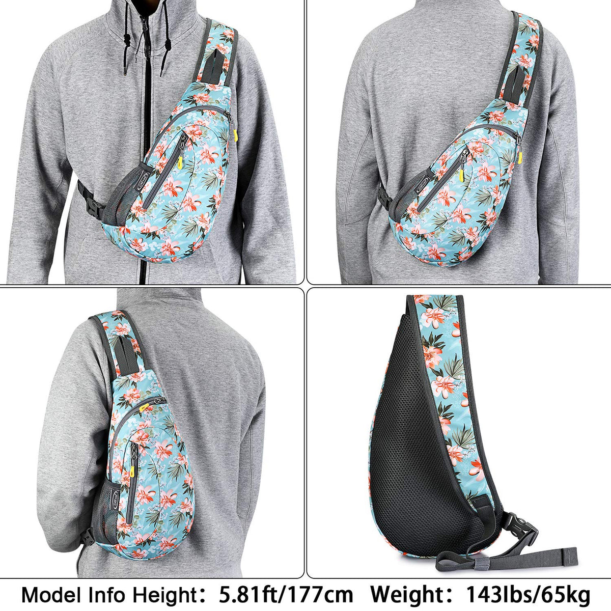 G4Free G4Free Sling Bags Men Shoulder Backpack Small Cross Body Chest Sling Backpack