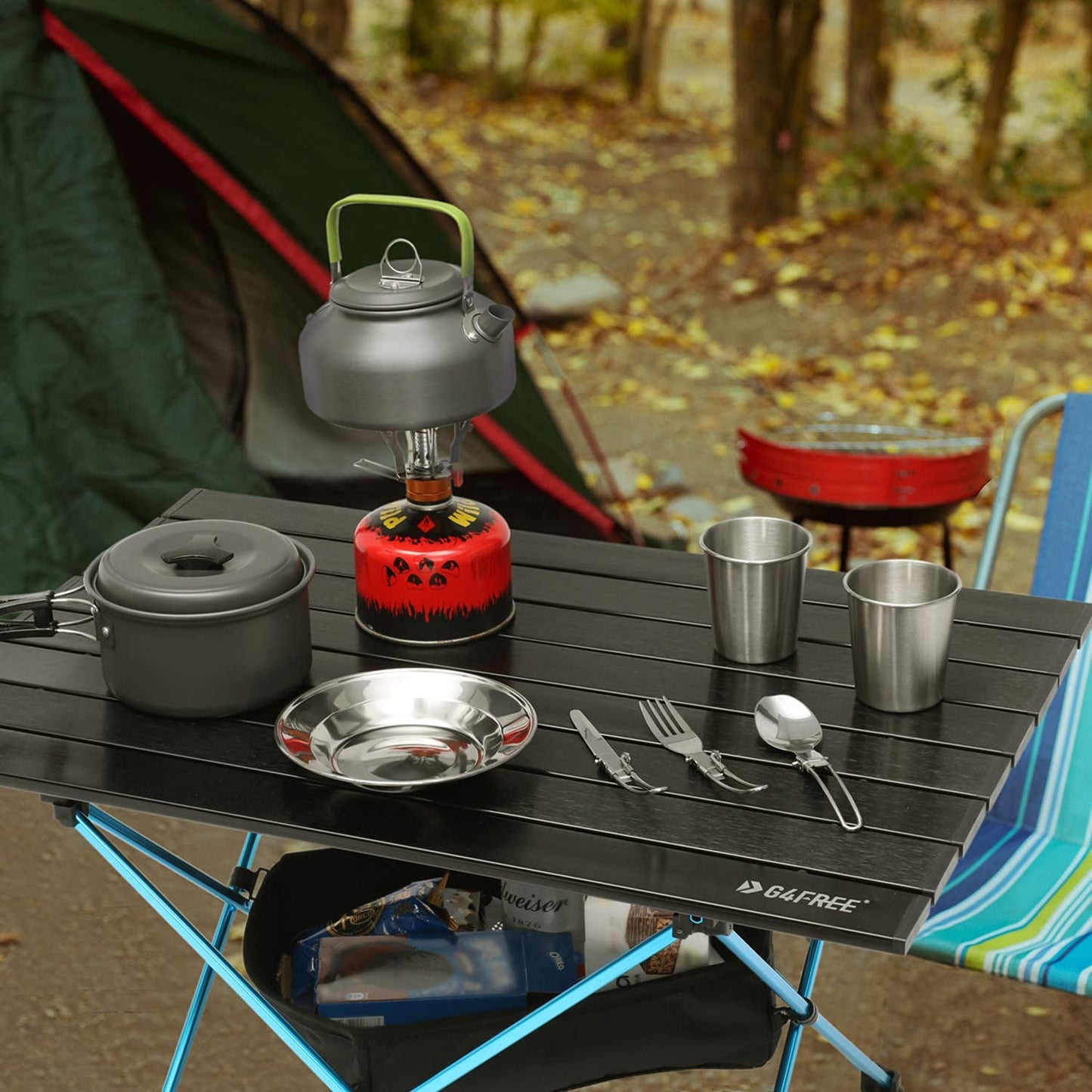 G4Free Camping Table Folding Portable