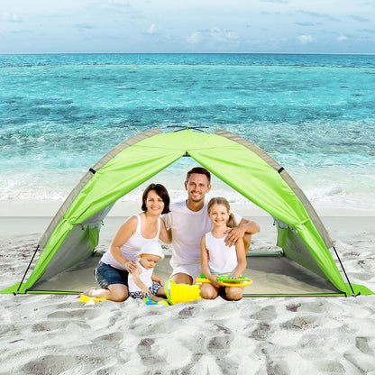 G4Free Large Pop up Beach Tent for 3-4 Person