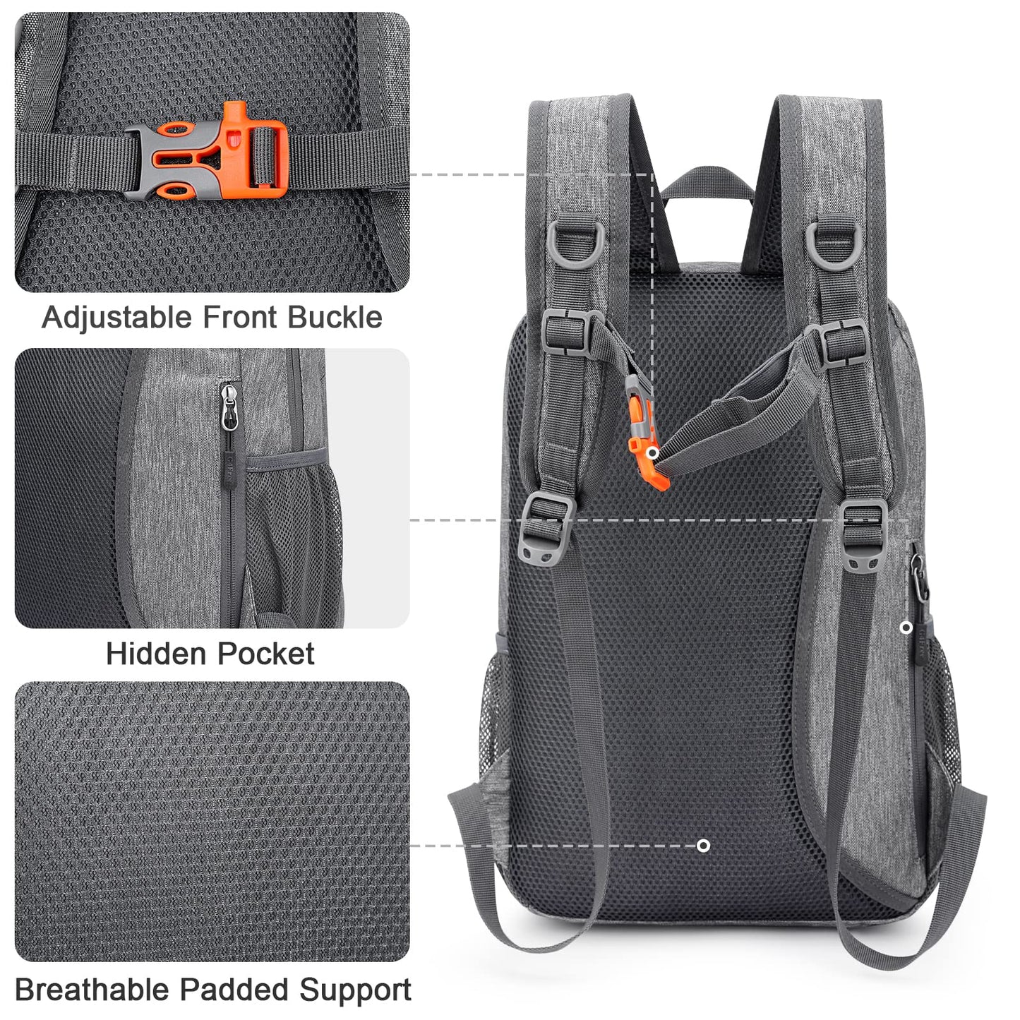 G4Free 16L Small Hiking Backpack