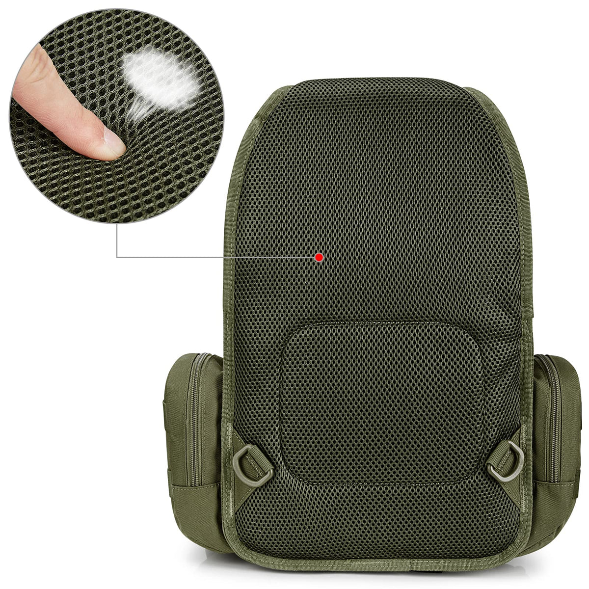 G4Free Activewear - G4Free Tactical EDC Sling Bag Backpack with Pistol Holster -D02V759A-D02V759D-D02V759B-D02V759F